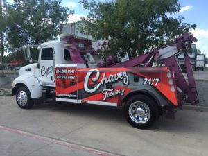 Chavez White Towing Truck