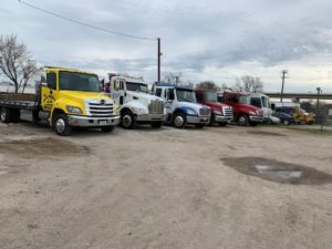 Display Of Chavez Towing Trucks