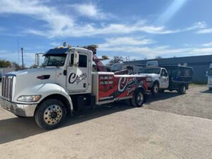 Chavez Towing Truck Towing White Suv