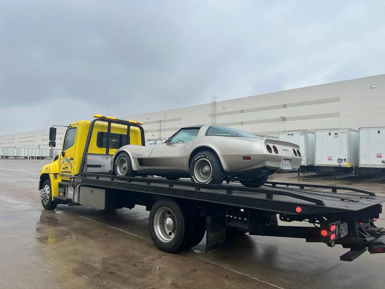 Tow Truck Ready For Dispatch After A Roadside Breakdown
