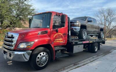 Red Chavez Towing Truck Loaded With Ram Car How To Call A Tow Truck: What To Say So The Right Truck Shows Up